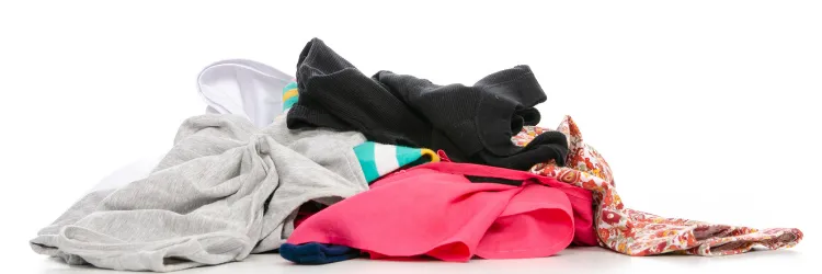 Unwanted old clothes are causing big problems