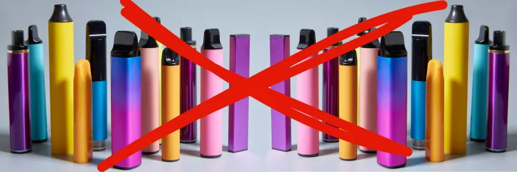 Disposable vapes banned