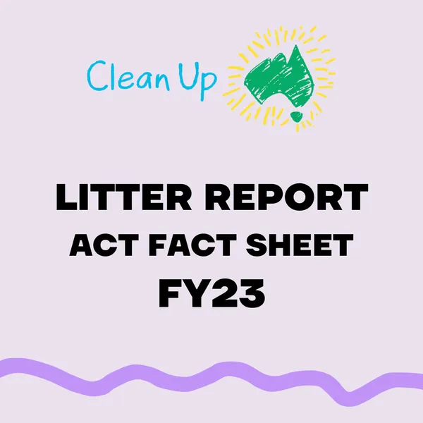 Litter Report FY23 ACT Fact Sheet