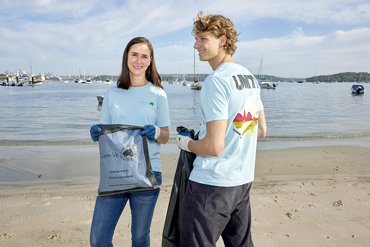 Olympian dives into Clean Up Australia initiative